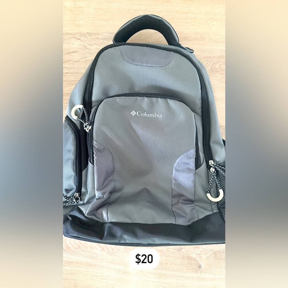 COLUMBIA | Diaper Bag | Grey&Black